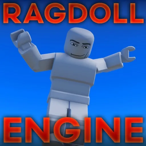 Ragdoll Engine game icon: a blocky ragdoll character